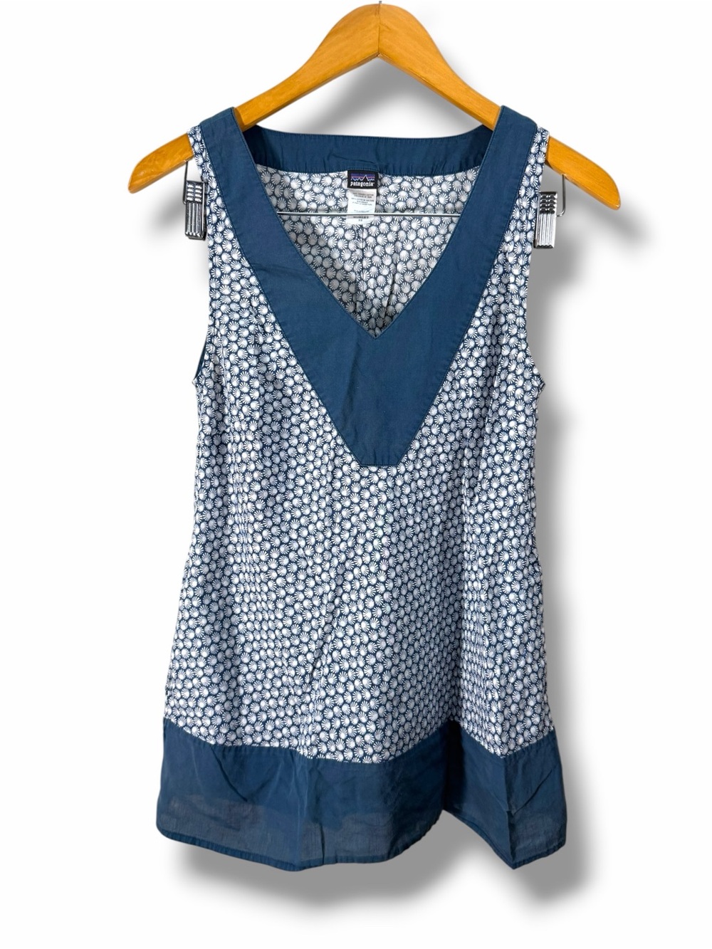 Patagonia Women’s Organic Cotton V Neck Tank Blouse Size XS